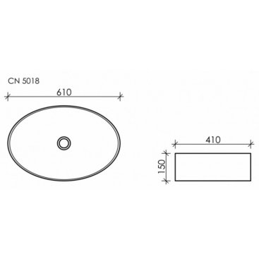 Раковина Ceramica Nova Element CN5018