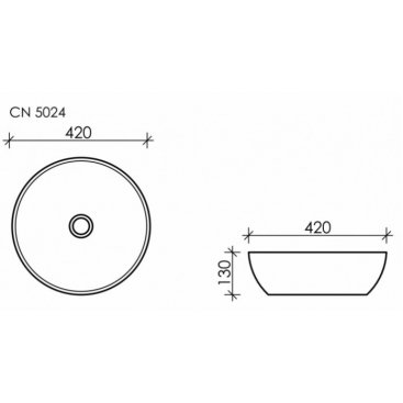 Раковина Ceramica Nova Element CN5024