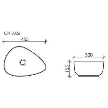 Раковина Ceramica Nova Element CN5026