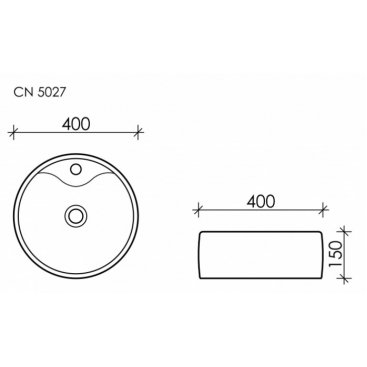 Раковина Ceramica Nova Element CN5027