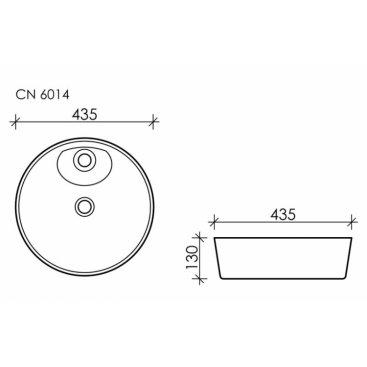 Раковина Ceramica Nova Element CN6014