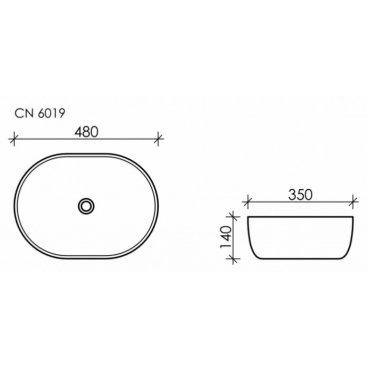 Раковина Ceramica Nova Element CN6019