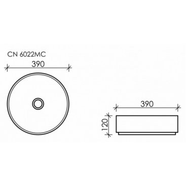 Раковина Ceramica Nova Element CN6022MC