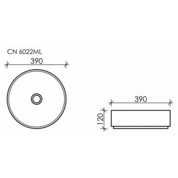 Раковина Ceramica Nova Element CN6022ML