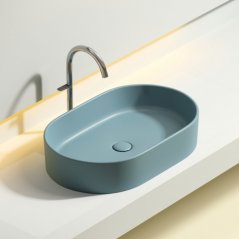 Раковина Ceramicanova Element CN6048MLG 60,8х38,5х12,2 см, зеленый матовый