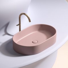 Раковина Ceramicanova Element CN6048MP 60,8х38,5х12,2 см, розовый матовый