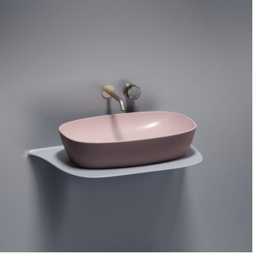 Раковина Ceramica Nova Element CN6049MP 60х38х13,8 см, цвет розовый матовый