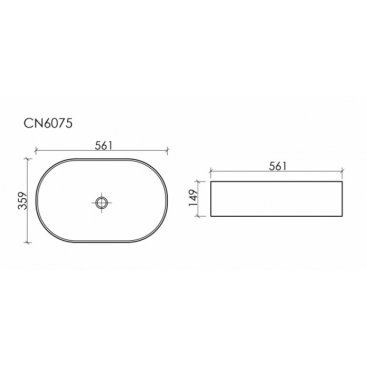 Раковина Ceramica Nova Element CN6075