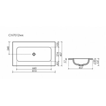 Раковина Ceramicanova Grace CN7012MBwx