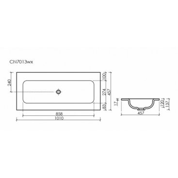 Раковина Ceramicanova Grace CN7013wx