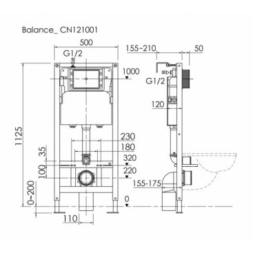 Комплект Ceramicanova Ulma CN4006_121001CH