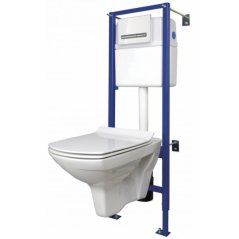 Комплект Cersanit Carina S-SET-CARC/LPRO/S-DL/Pi-Wg-w