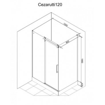 Душевой уголок CeruttiSpa Ceza's 120