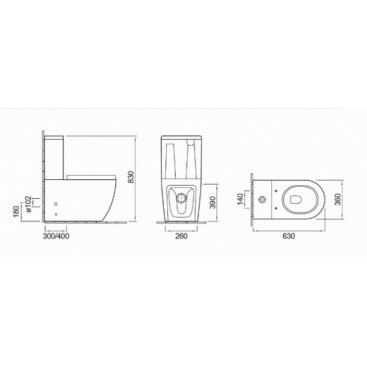 Унитаз CeruttiSpa Sella CT7790