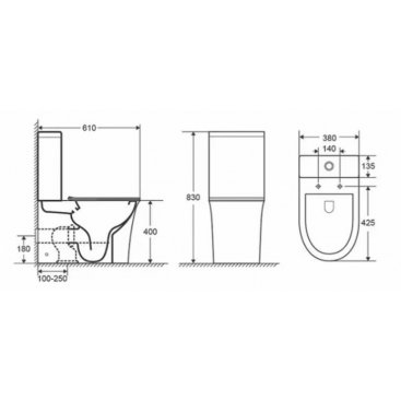 Унитаз CeruttiSpa Avisio CT8459