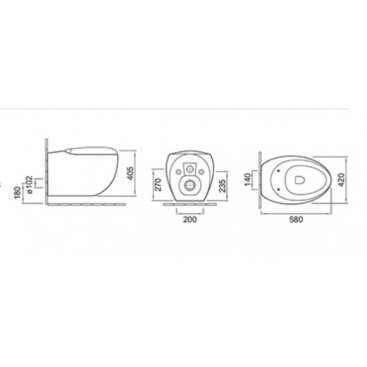 Унитаз CeruttiSpa Uovo Aria CT7788