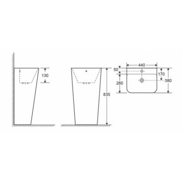 Раковина CeruttiSpa Sandra CT7828