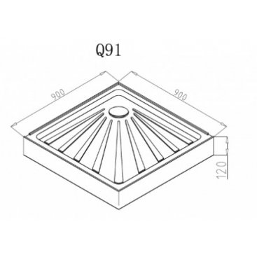 Душевой поддон CeruttiSpa Q91