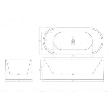 Ванна CeruttiSpa Ceza's CT9330