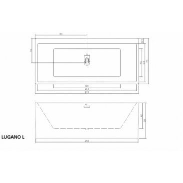 Ванна CeruttiSpa Lugano L CT7387