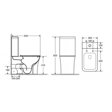 Унитаз CeruttiSpa Marmolada CT7777