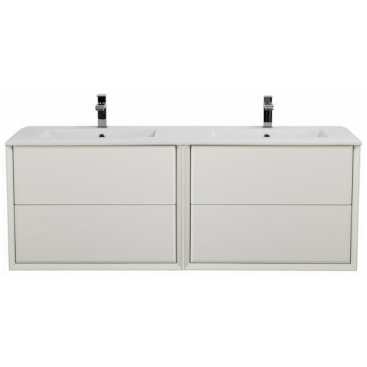 Тумба с раковиной Cezares Bellagio 140-2 Bianco Opaco