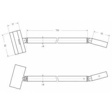 Душевая шторка на ванну Cezares LIBERTA-V-1-TB-80/155-C-NERO