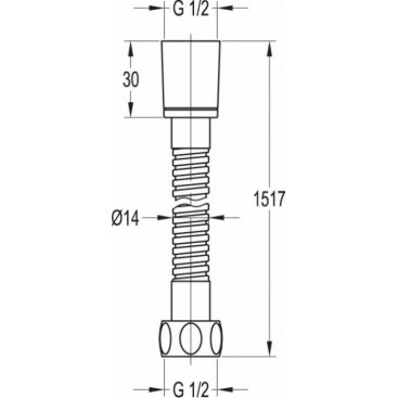 Душевой шланг Cezares CZR-F-FMDC