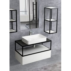Мебель для ванной Cezares Cadro 80 Bianco Ghiaccio...