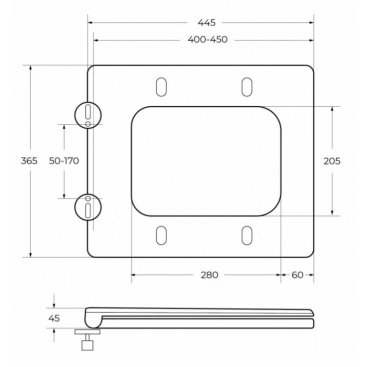 Крышка-сиденье Soft Close Cezares CZR-4823-SC