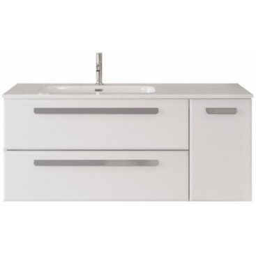Тумба с раковиной Cezares Eco-CER-N 120-2C-1A-GR-CZR-8095-120-L Bianco Lucido
