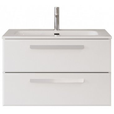 Тумба с раковиной Cezares Eco-CER-N 80-CZR-8073-80-RS156SC.3/320 Bianco Lucido
