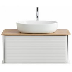 Тумба с раковиной Cezares Idra 98-S-RT Bianco Opac...