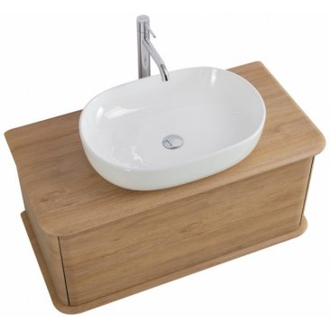 Тумба с раковиной Cezares Idra 98-S-RT Rovere Tabacco