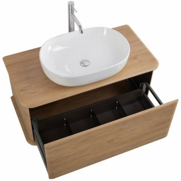 Тумба с раковиной Cezares Idra 98-S-RT Rovere Tabacco