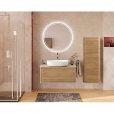 Тумба с раковиной Cezares Idra 98-S-RT Rovere Tabacco