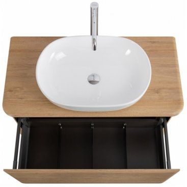 Тумба с раковиной Cezares Idra 98-S-RT Rovere Tabacco