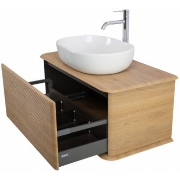 Тумба с раковиной Cezares Idra 98-S-RT Rovere Tabacco