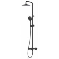 Душевая стойка Cezares Leaf CDA-25-L черная матовая