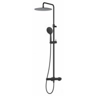 Душевая стойка Cezares Leaf CDA-30-L черная матовая