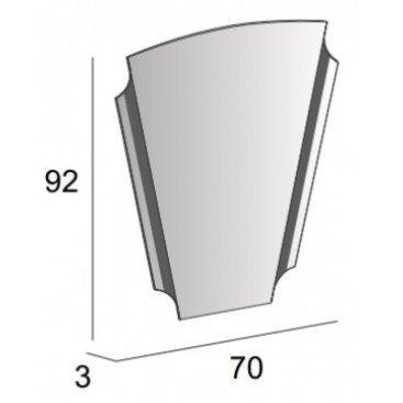 Зеркало Cezares 45020