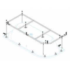 Металлический каркас для ванны Cezares METAURO COR...