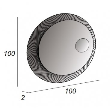 Зеркало Cezares 45011