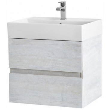 Тумба с раковиной Cezares Molveno 46-60-CZR-MIL-60-LVB Legno Bianco