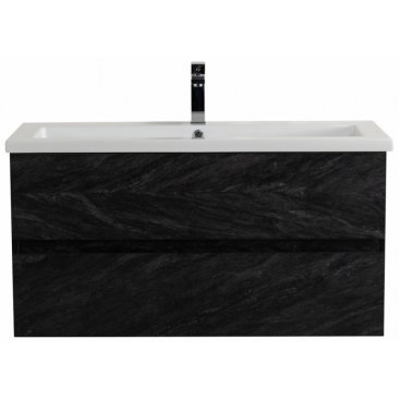 Тумба с раковиной и зеркалом Cezares Molveno 46-100-CZR-8070-100 Antracite