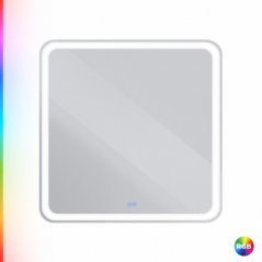 Зеркало Cezares Multicolore CZR-SPC-MC-800-800-RGB-TCH