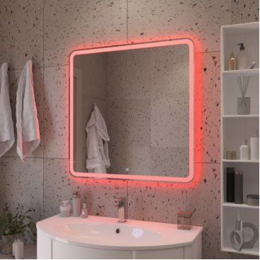 Зеркало Cezares Multicolore CZR-SPC-MC-800-800-RGB-TCH