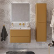 Мебель для ванной Cezares Relax 80-W0 брашированное золото