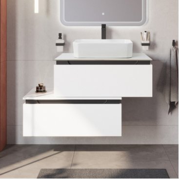 Мебель для ванной Cezares Slider 80-SLD-80/48-BO-PI Bianco Opaco