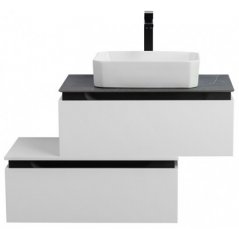 Тумба с раковиной Cezares Slider 80-SLD-80/48-MNO-...